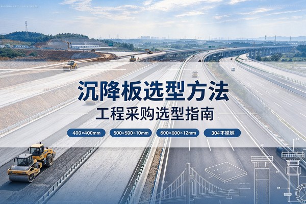 于洪沉降板选择方法