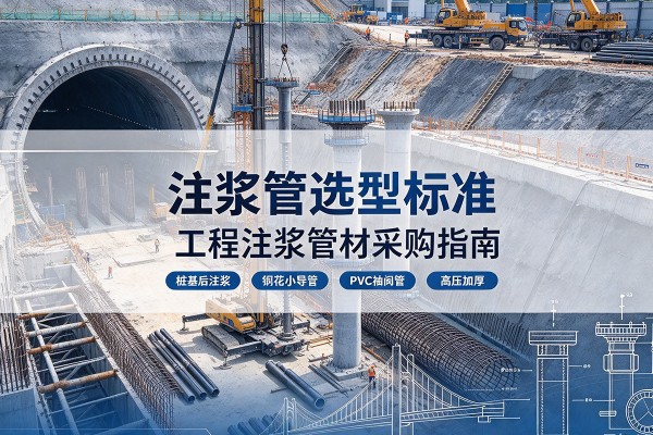 于洪注浆管选型标准